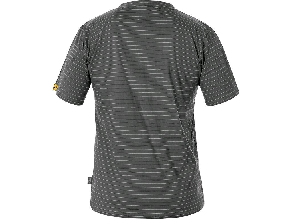 Tričko ESD CXS NOME, antistatické, sivá